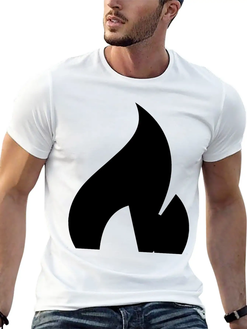 Flame Unisex Short Sleeve Soft Cotton T-Shirt – Casual Everyday Wear