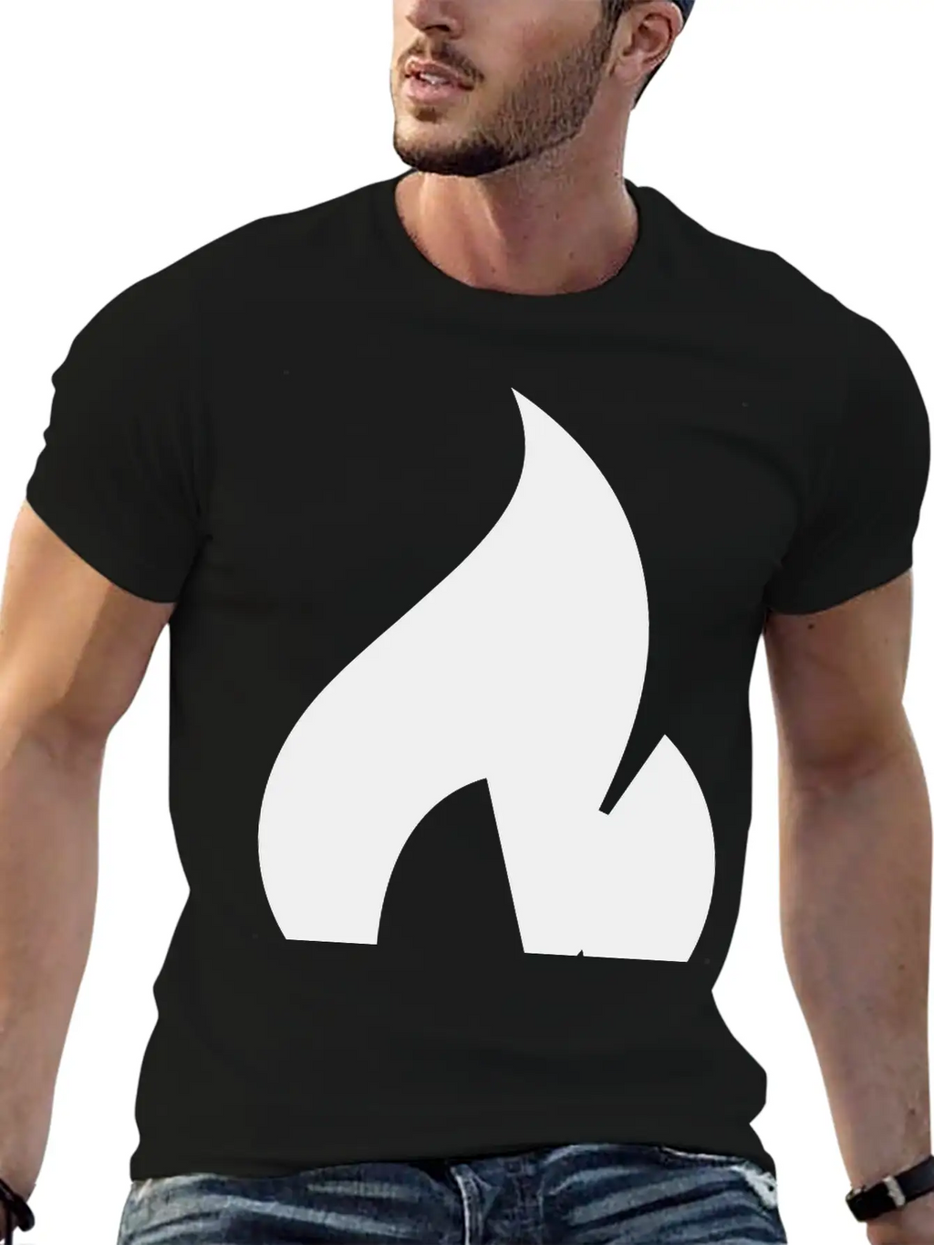 Flame Unisex Short Sleeve Soft Cotton T-Shirt – Casual Everyday Wear