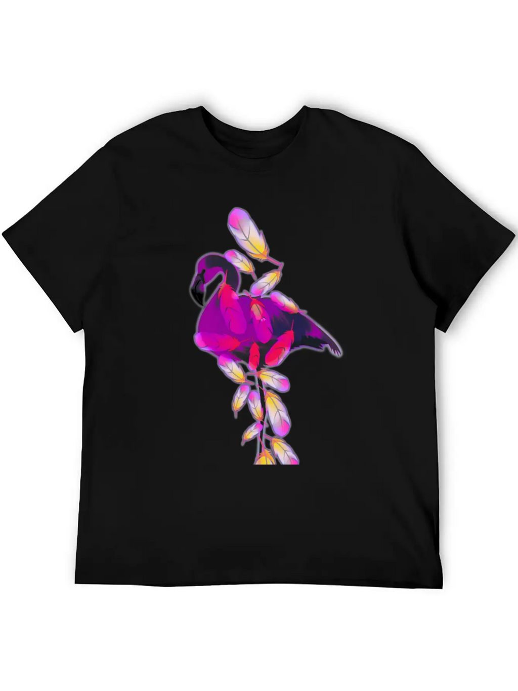 Flamingo Breathable Soft Cotton T-Shirt – Timeless Casual Look