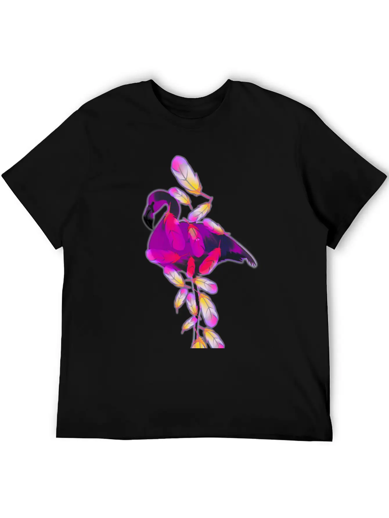 Flamingo Breathable Soft Cotton T-Shirt – Timeless Casual Look