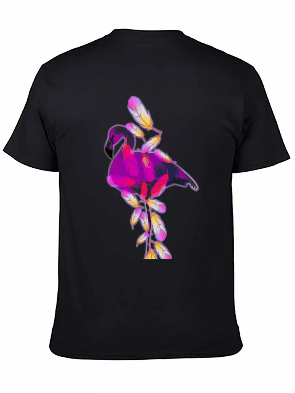 Flamingo Breathable Soft Cotton T-Shirt – Timeless Casual Look