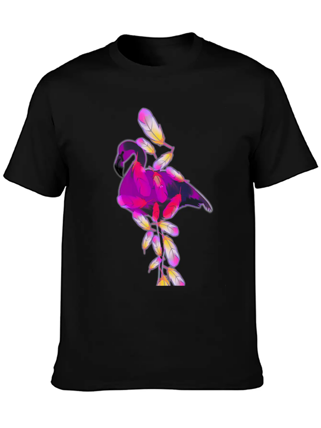 Flamingo Breathable Soft Cotton T-Shirt – Timeless Casual Look