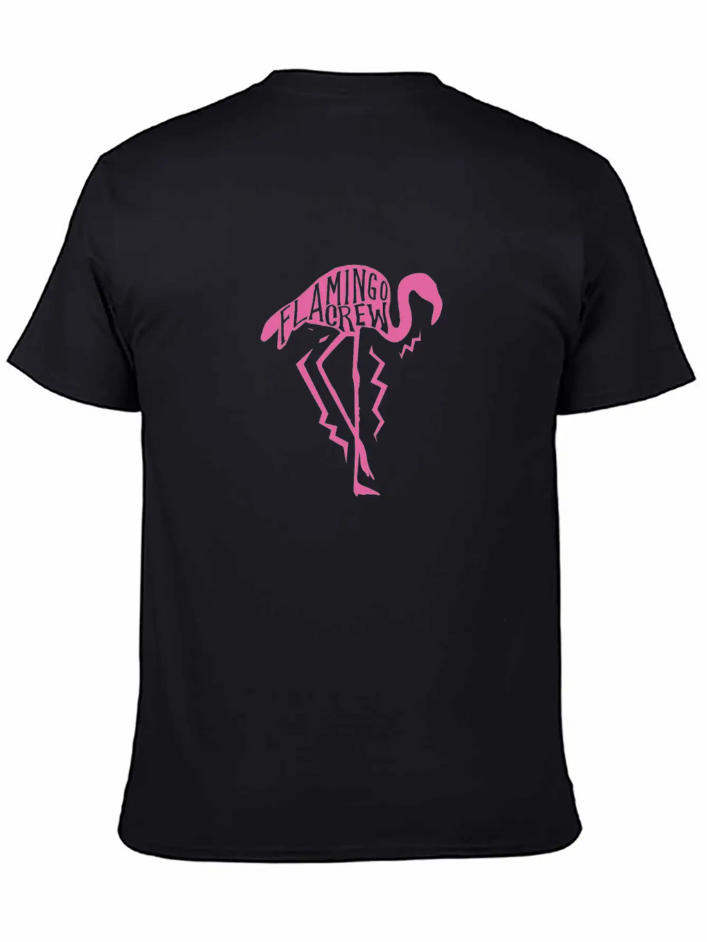 Flamingo Crew Breathable Soft Cotton T-Shirt – Timeless Casual Look