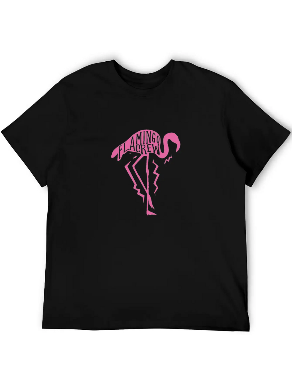 Flamingo Crew Breathable Soft Cotton T-Shirt – Timeless Casual Look