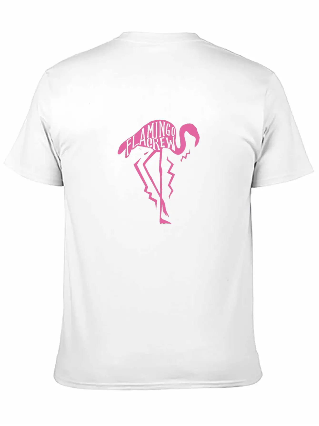 Flamingo Crew Breathable Soft Cotton T-Shirt – Timeless Casual Look