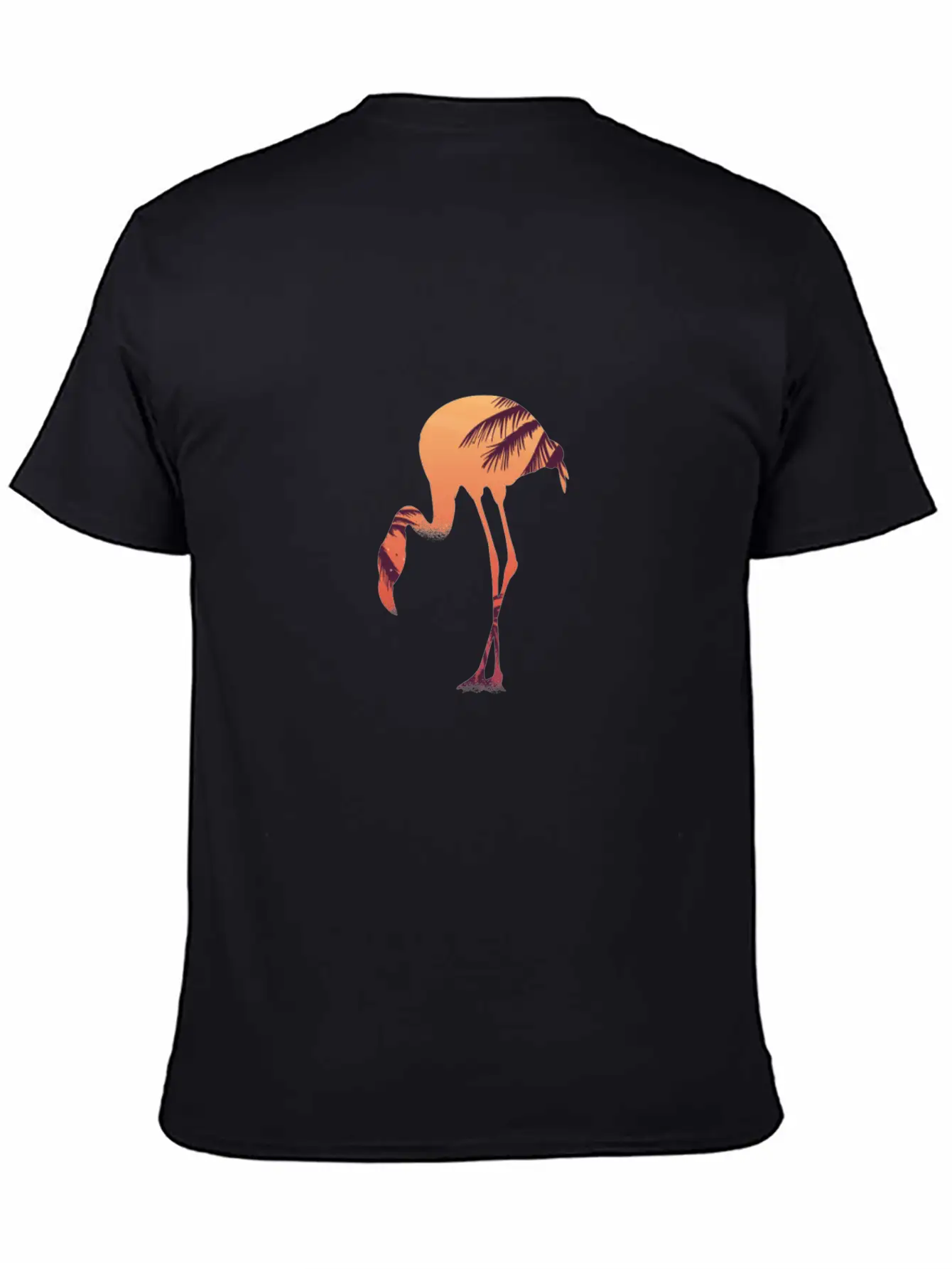 Flamingo Flamingos Drawing Breathable Soft Cotton T-Shirt – Timeless Casual Look