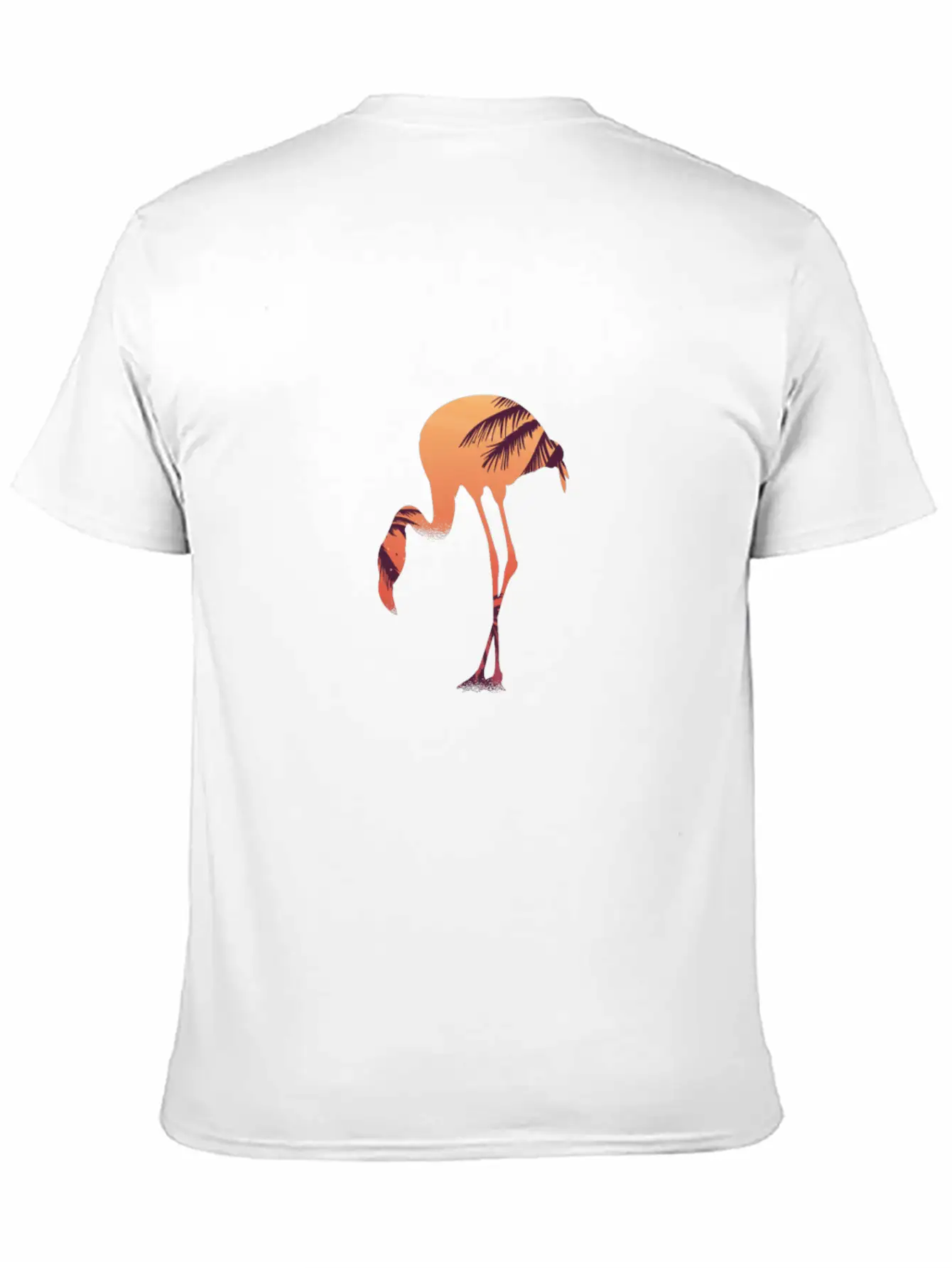 Flamingo Flamingos Drawing Breathable Soft Cotton T-Shirt – Timeless Casual Look