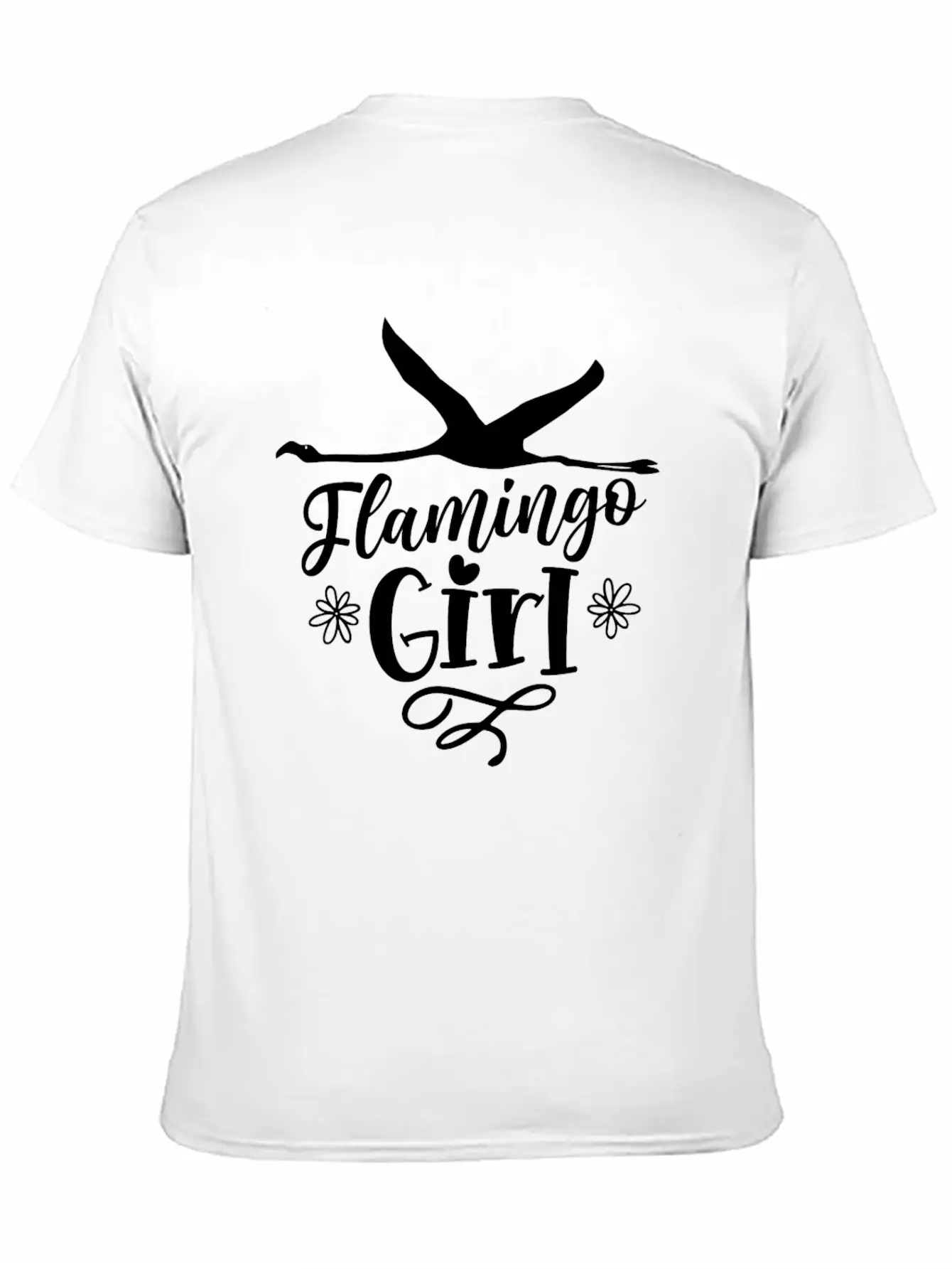 Flamingo Girl Animal Sayings Flamingos Cute Unisex Casual T-Shirt – Clean Design For Daily Comfort