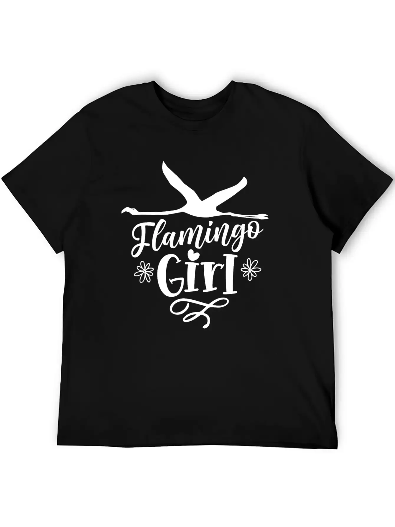 Flamingo Girl Animal Sayings Flamingos Cute Unisex Casual T-Shirt – Clean Design For Daily Comfort
