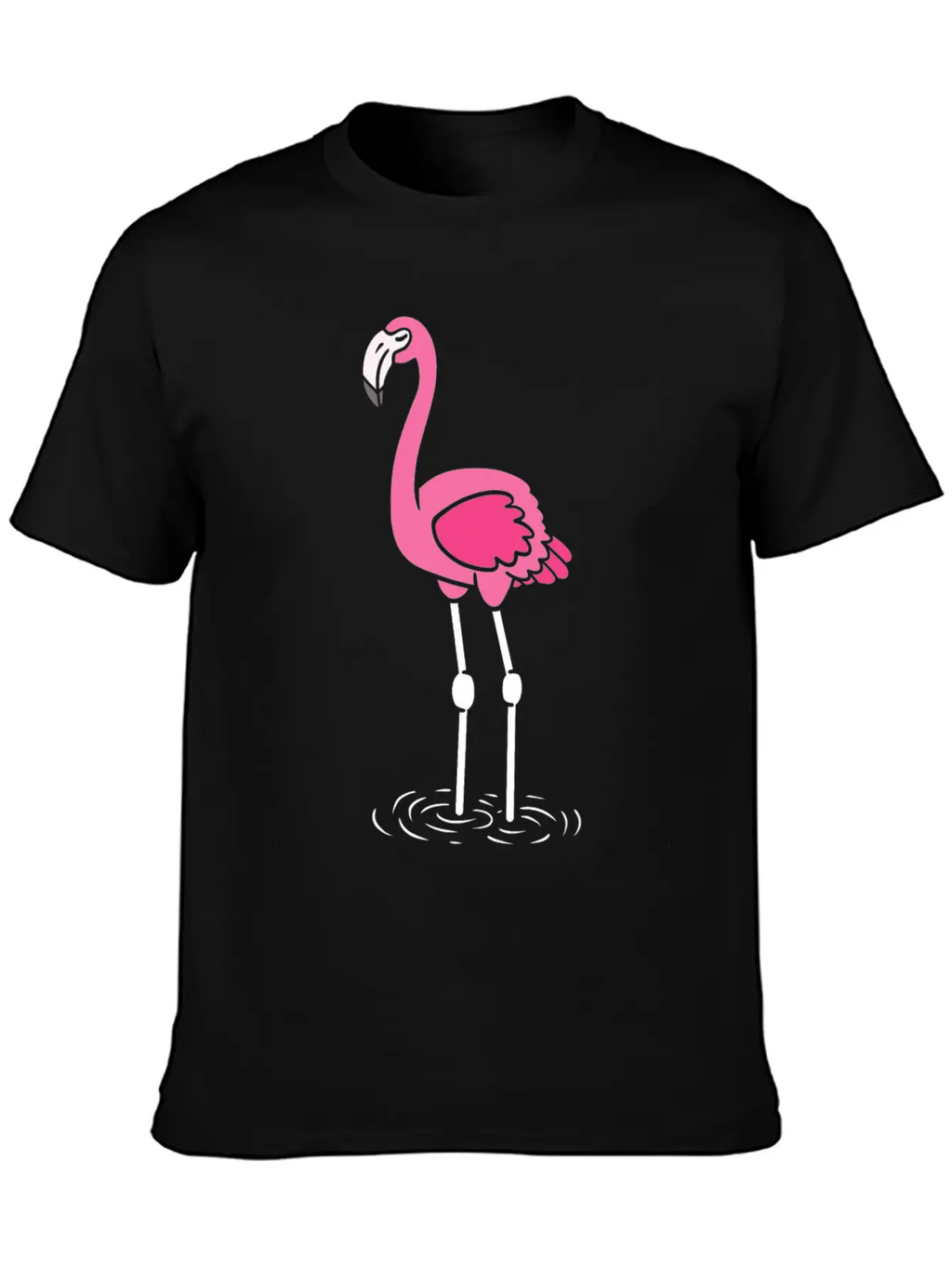 Flamingo Lover Casual Graphic T-Shirt – Simple And Comfortable Daily Wear