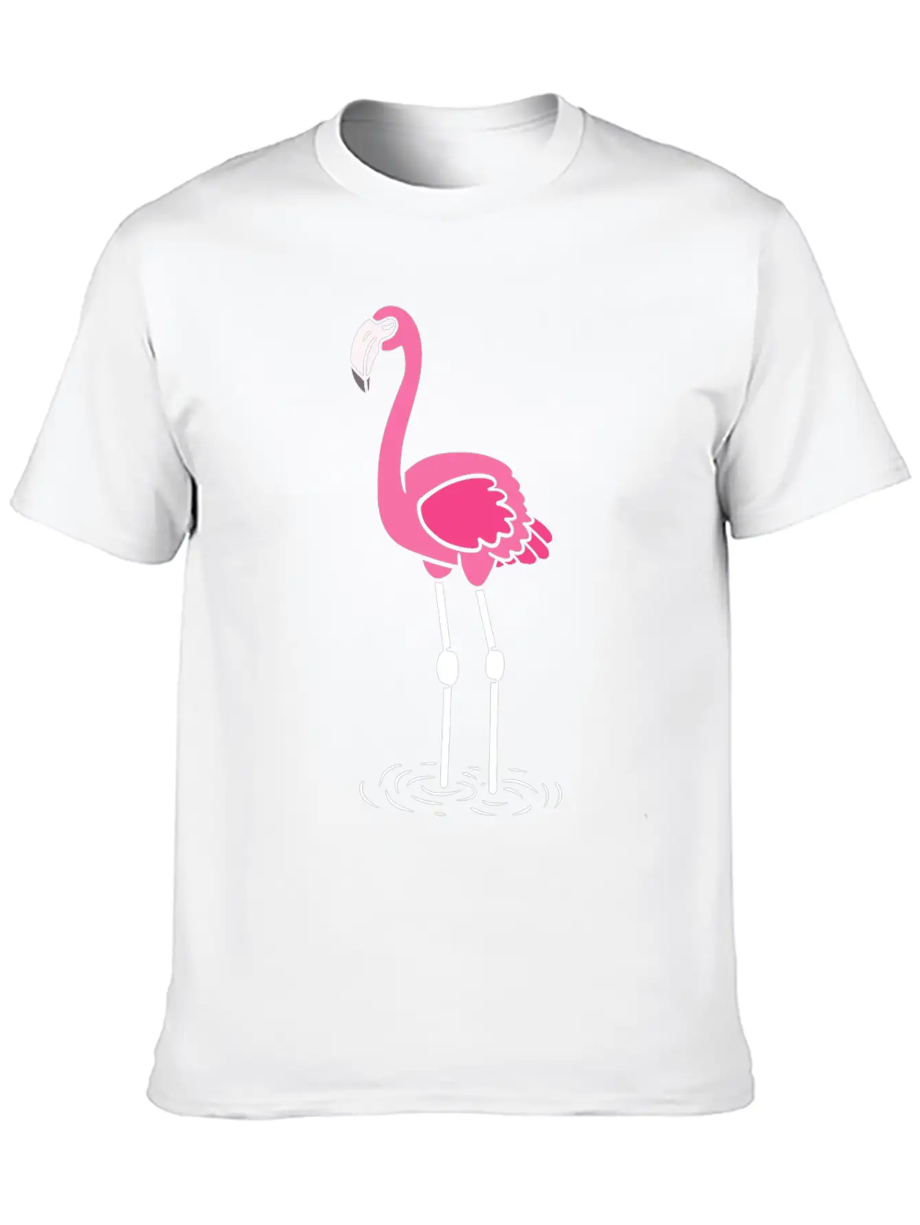 Flamingo Lover Casual Graphic T-Shirt – Simple And Comfortable Daily Wear