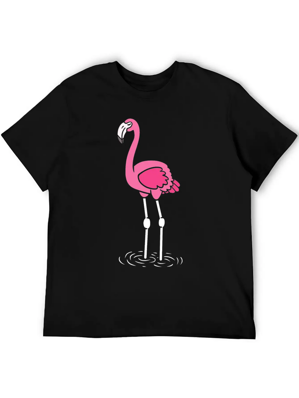 Flamingo Lover Casual Graphic T-Shirt – Simple And Comfortable Daily Wear