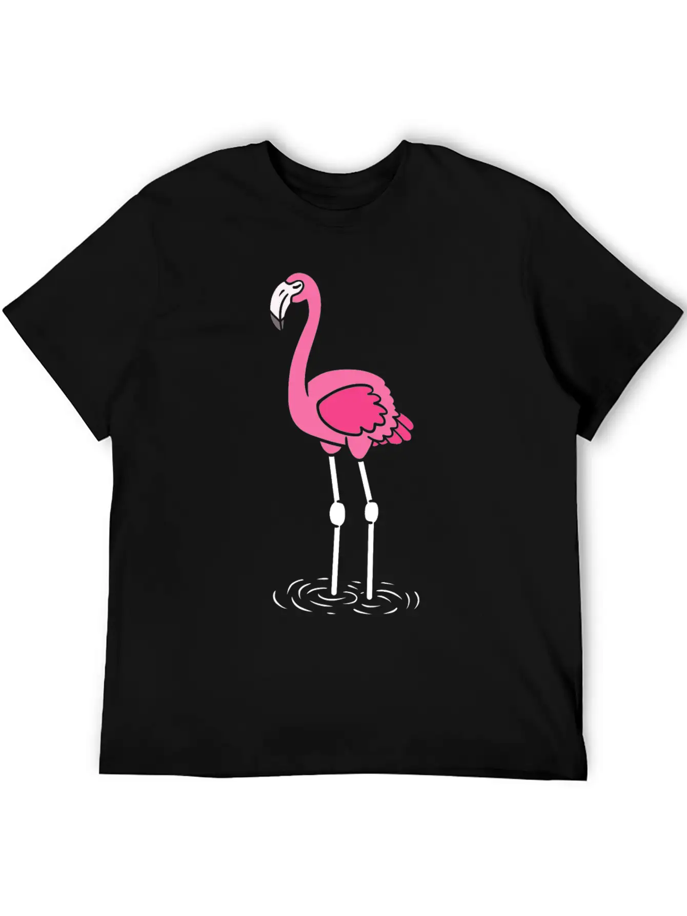 Flamingo Lover Casual Graphic T-Shirt – Simple And Comfortable Daily Wear