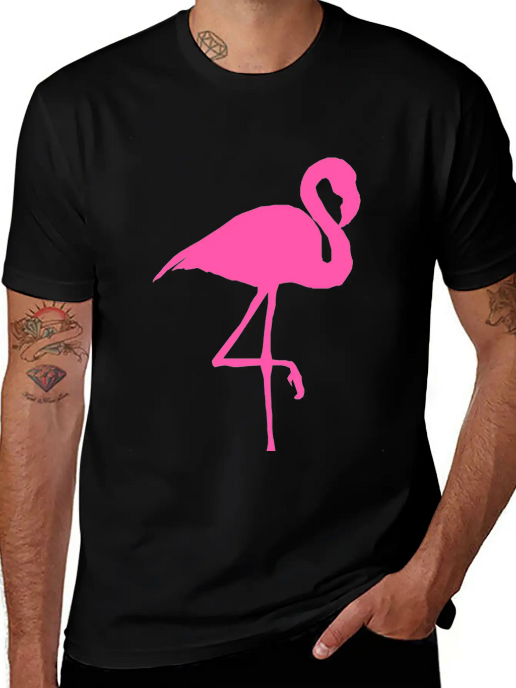 Flamingo Unisex Casual T-Shirt – Clean Design For Daily Comfort