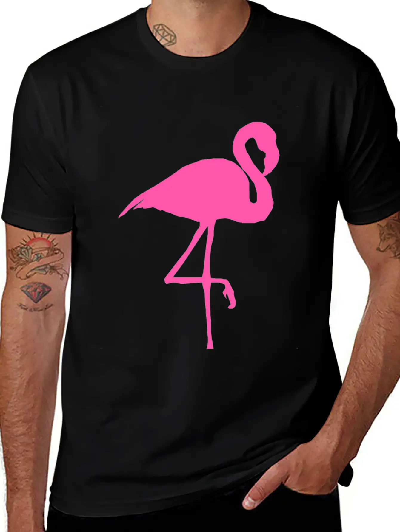 Flamingo Unisex Casual T-Shirt – Clean Design For Daily Comfort