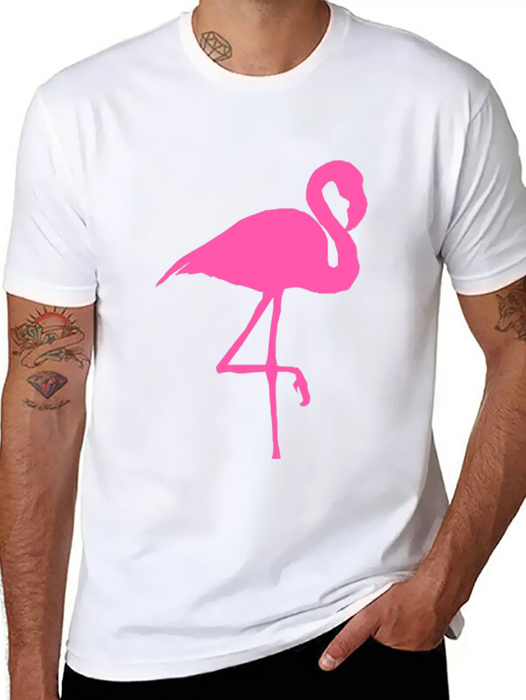 Flamingo Unisex Casual T-Shirt – Clean Design For Daily Comfort