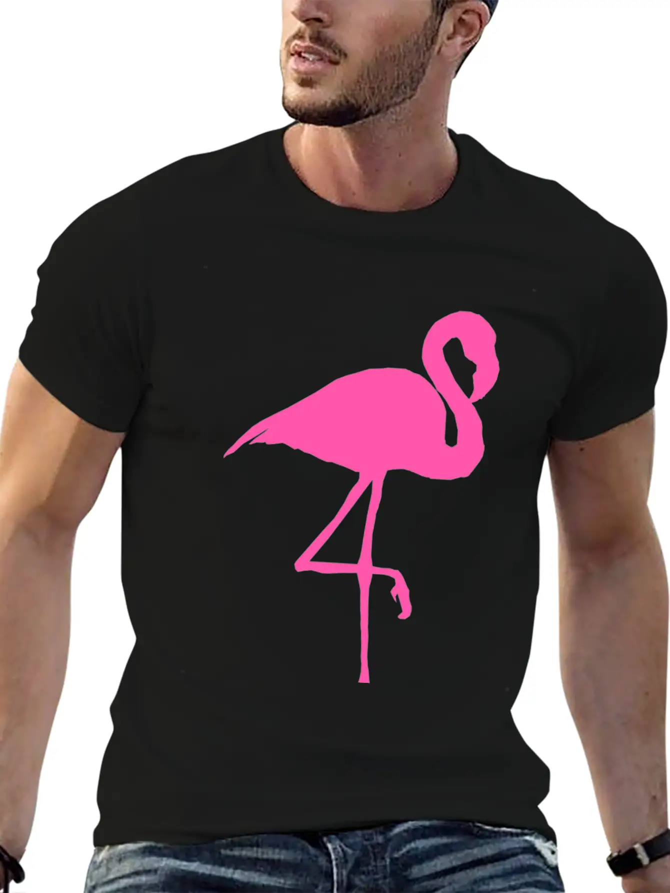 Flamingo Unisex Casual T-Shirt – Clean Design For Daily Comfort
