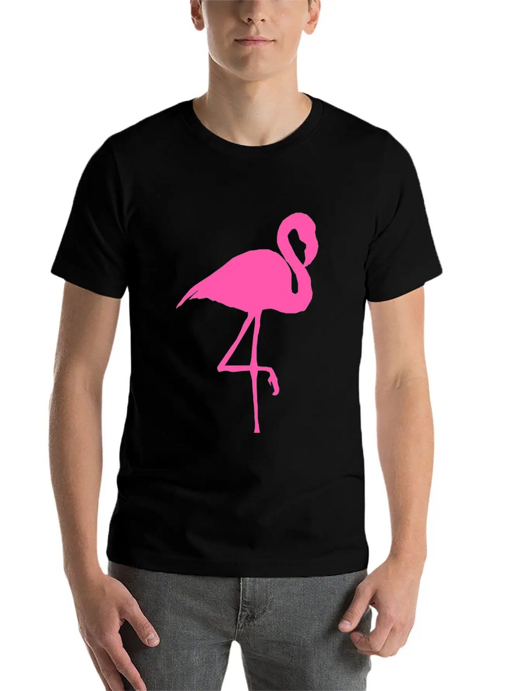 Flamingo Unisex Casual T-Shirt – Clean Design For Daily Comfort