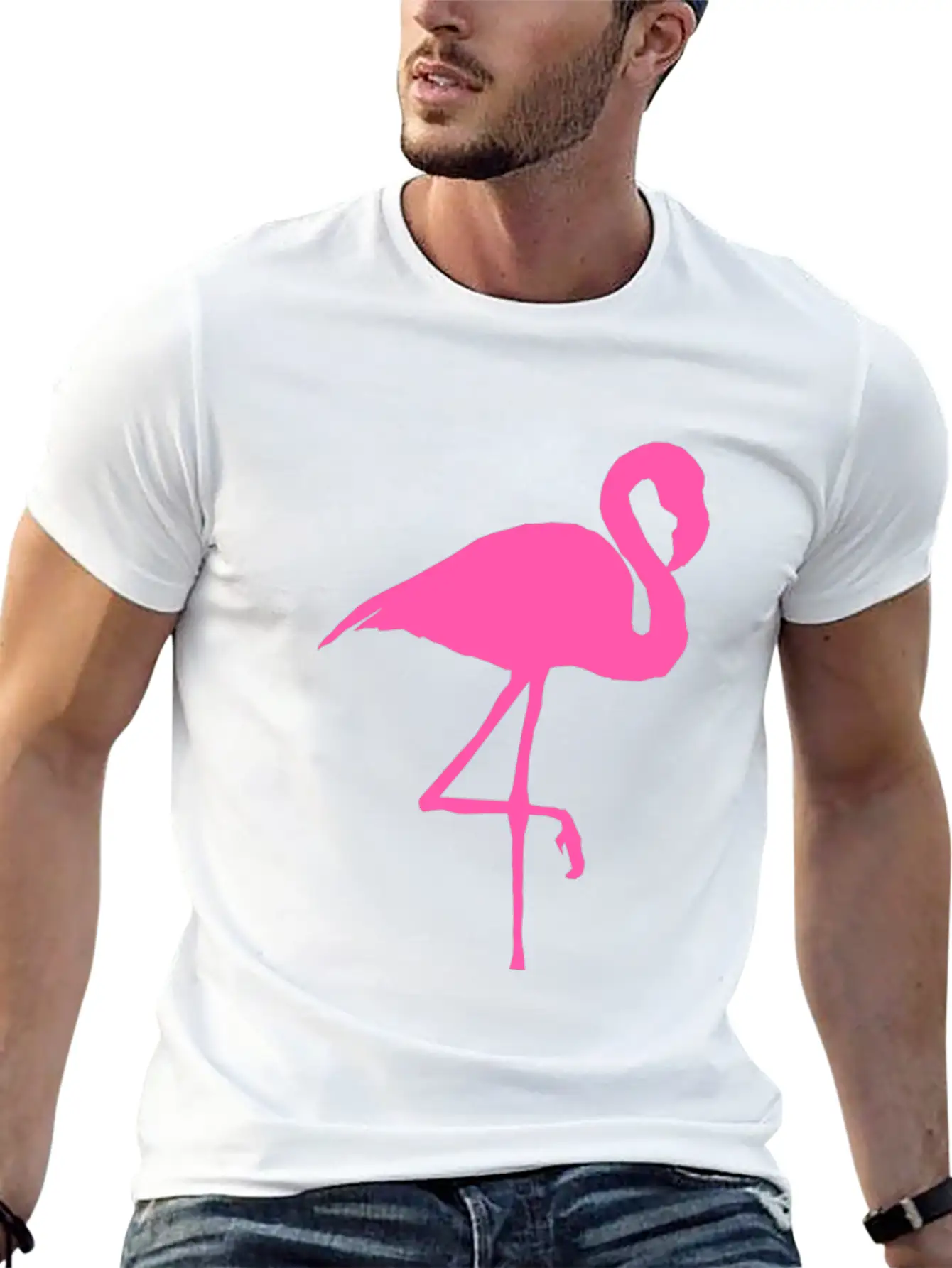 Flamingo Unisex Casual T-Shirt – Clean Design For Daily Comfort