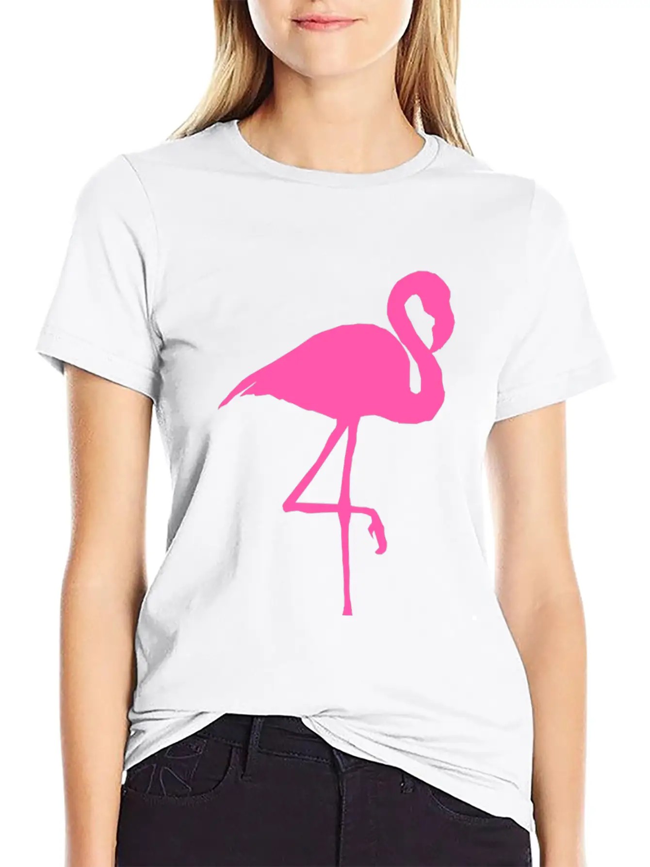 Flamingo Unisex Casual T-Shirt – Clean Design For Daily Comfort