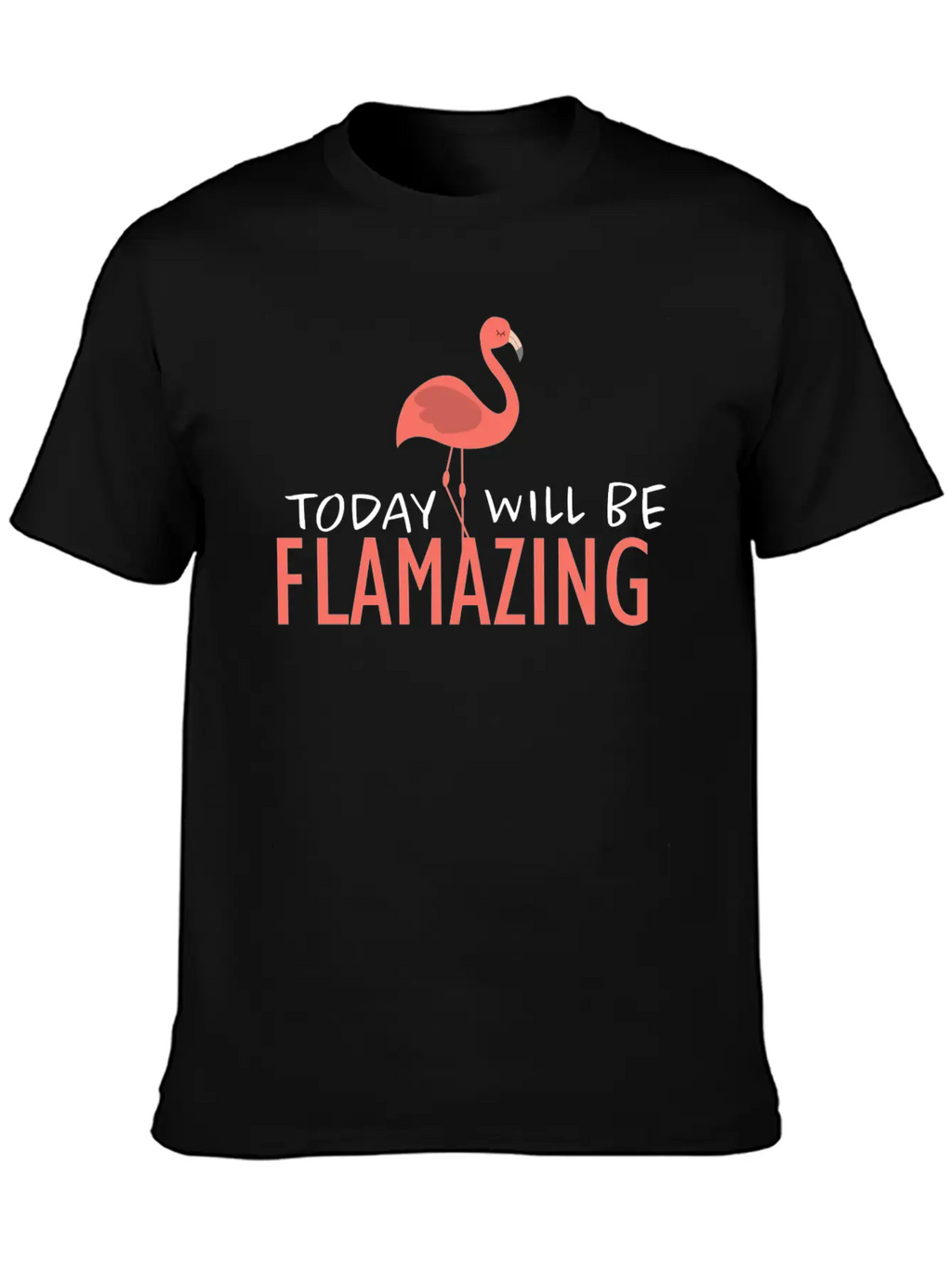 Flamingo Unisex Short Sleeve Soft Cotton T-Shirt – Casual Everyday Wear