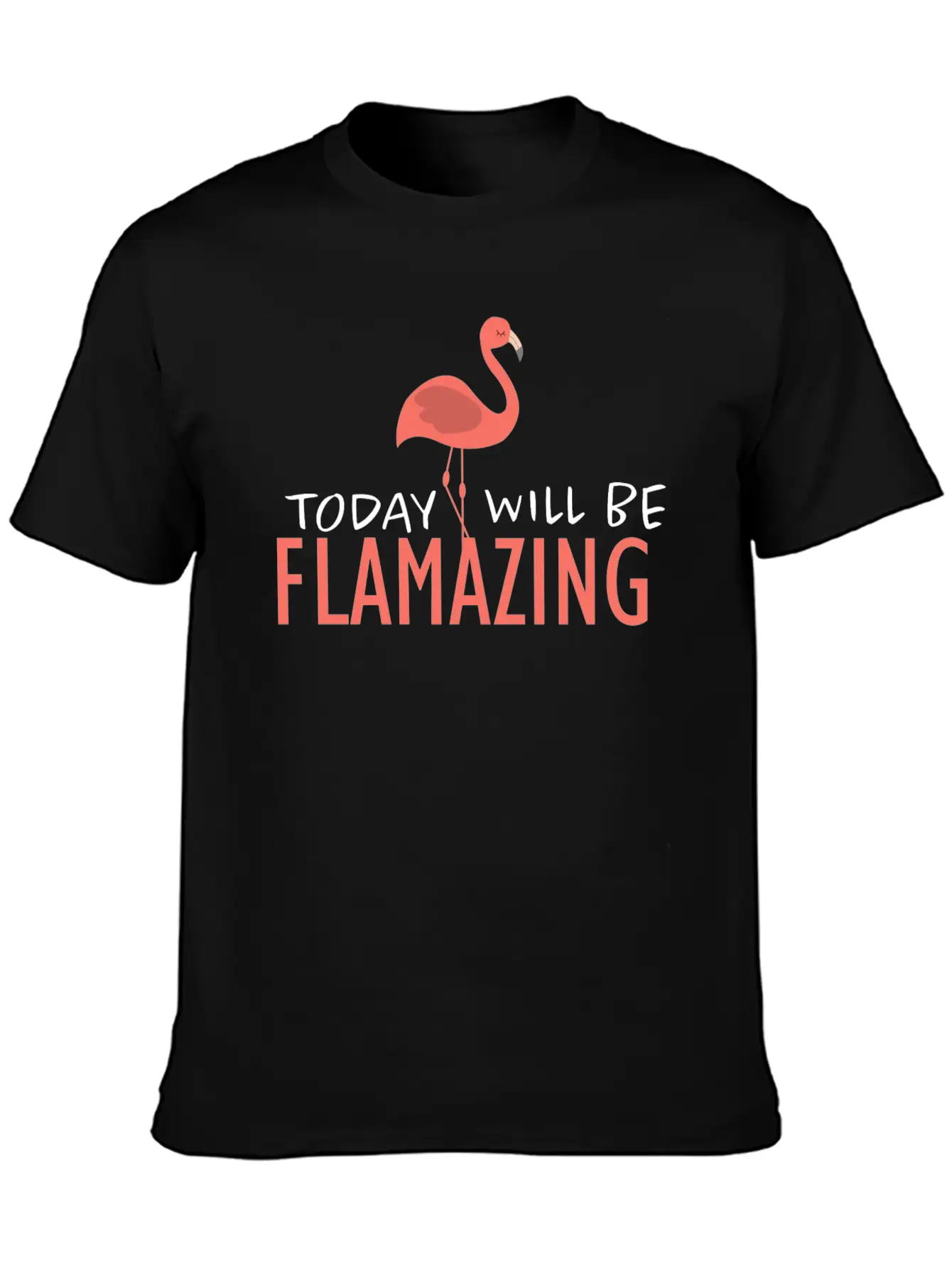 Flamingo Unisex Short Sleeve Soft Cotton T-Shirt – Casual Everyday Wear