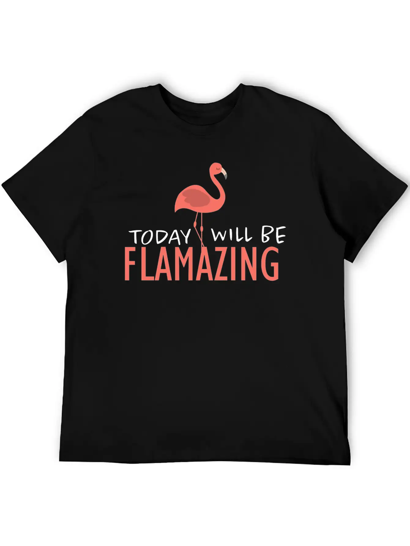 Flamingo Unisex Short Sleeve Soft Cotton T-Shirt – Casual Everyday Wear