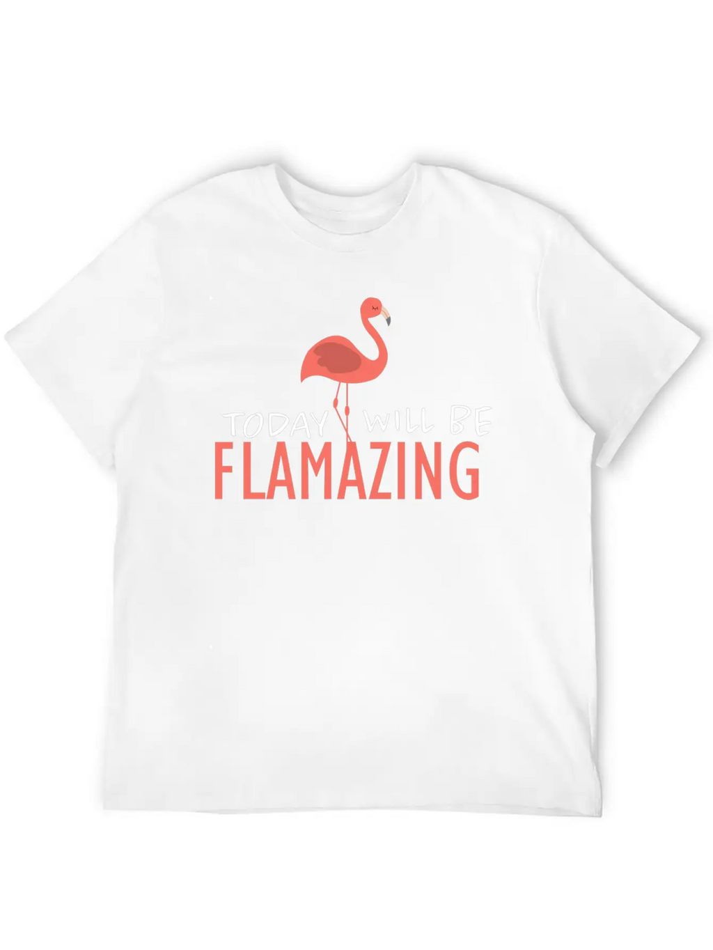 Flamingo Unisex Short Sleeve Soft Cotton T-Shirt – Casual Everyday Wear