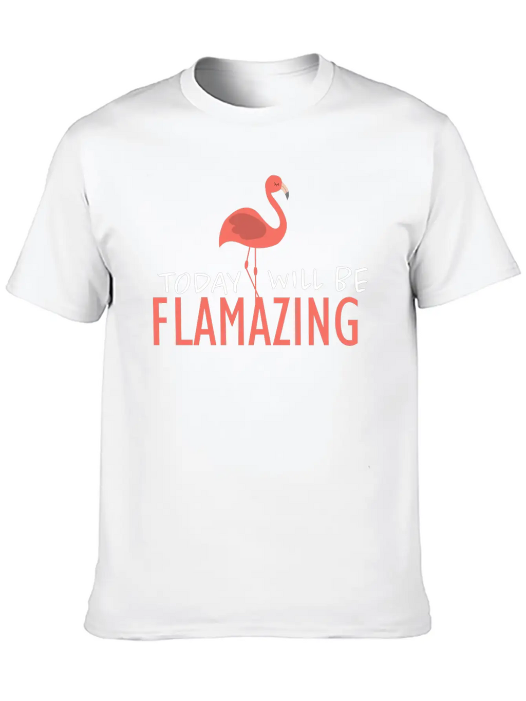 Flamingo Unisex Short Sleeve Soft Cotton T-Shirt – Casual Everyday Wear
