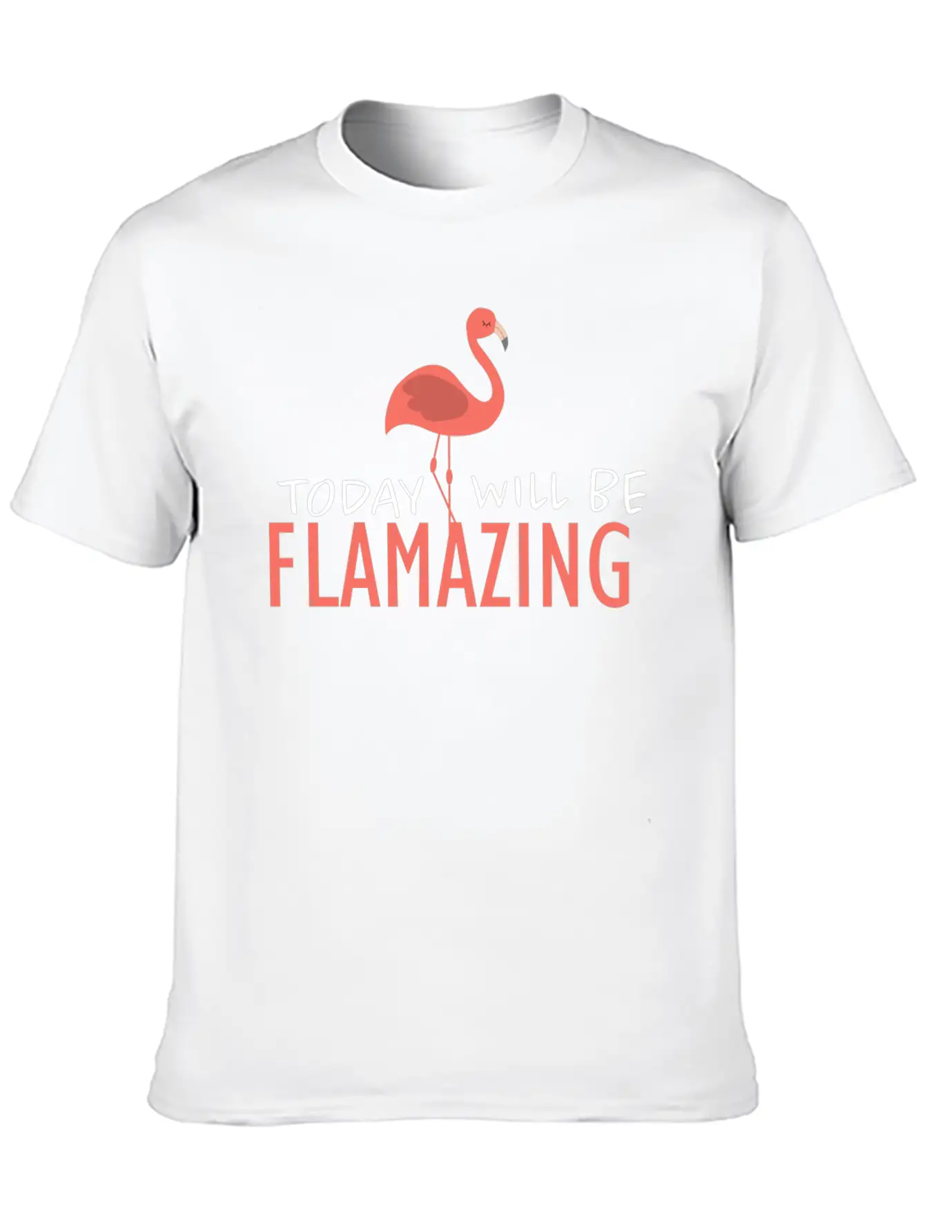 Flamingo Unisex Short Sleeve Soft Cotton T-Shirt – Casual Everyday Wear