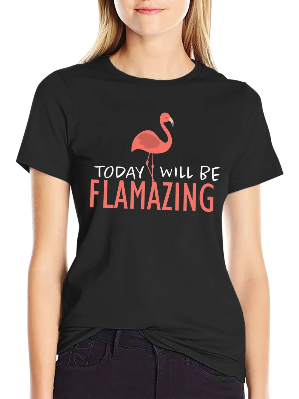 Flamingo Unisex Short Sleeve Soft Cotton T-Shirt – Casual Everyday Wear