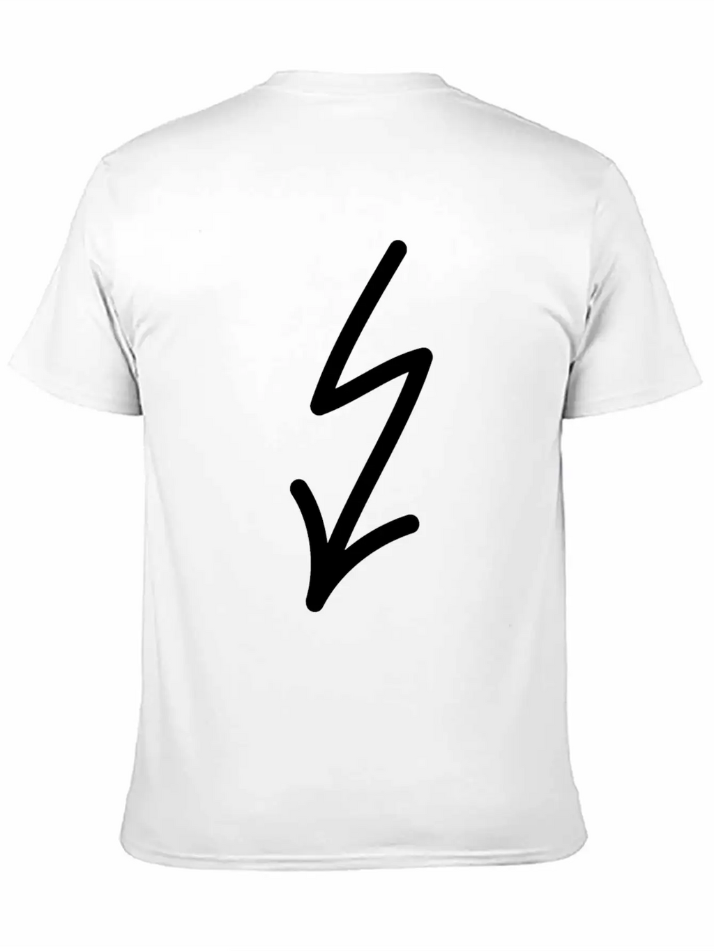 Flash Arrow Down Left Stylish Everyday T-Shirt – Unisex Basic Cotton Tee