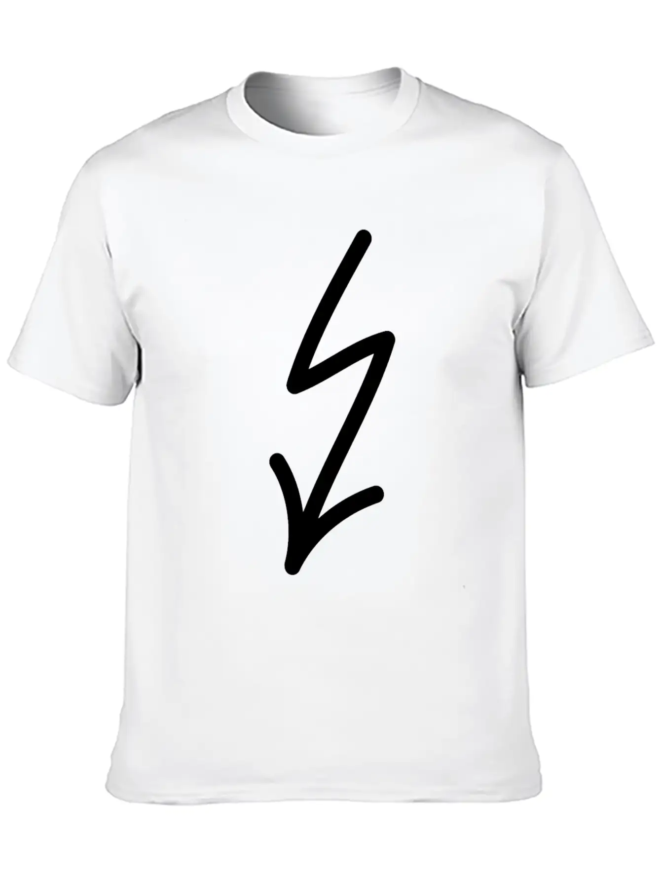 Flash Arrow Down Left Stylish Everyday T-Shirt – Unisex Basic Cotton Tee