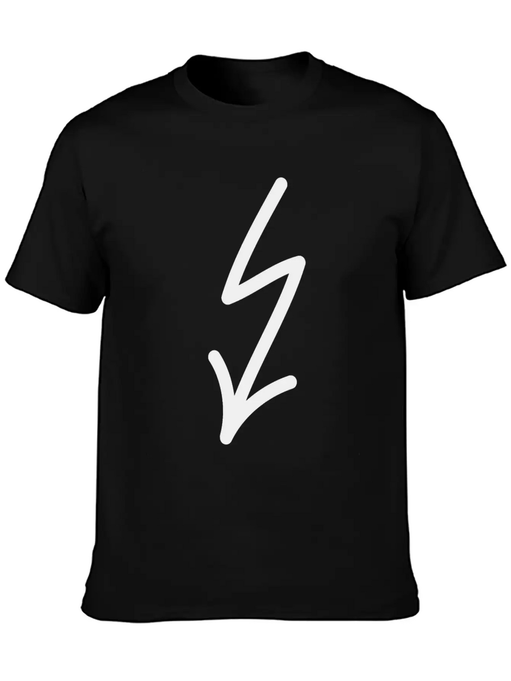 Flash Arrow Down Left Stylish Everyday T-Shirt – Unisex Basic Cotton Tee