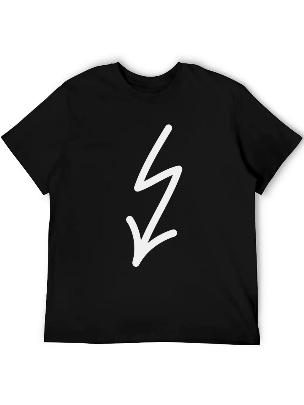 Flash Arrow Down Left Stylish Everyday T-Shirt – Unisex Basic Cotton Tee