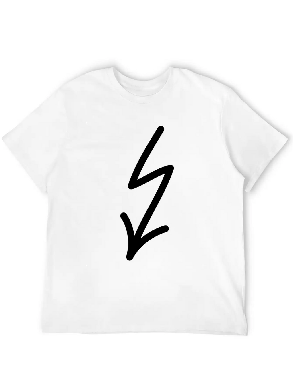 Flash Arrow Down Left Stylish Everyday T-Shirt – Unisex Basic Cotton Tee