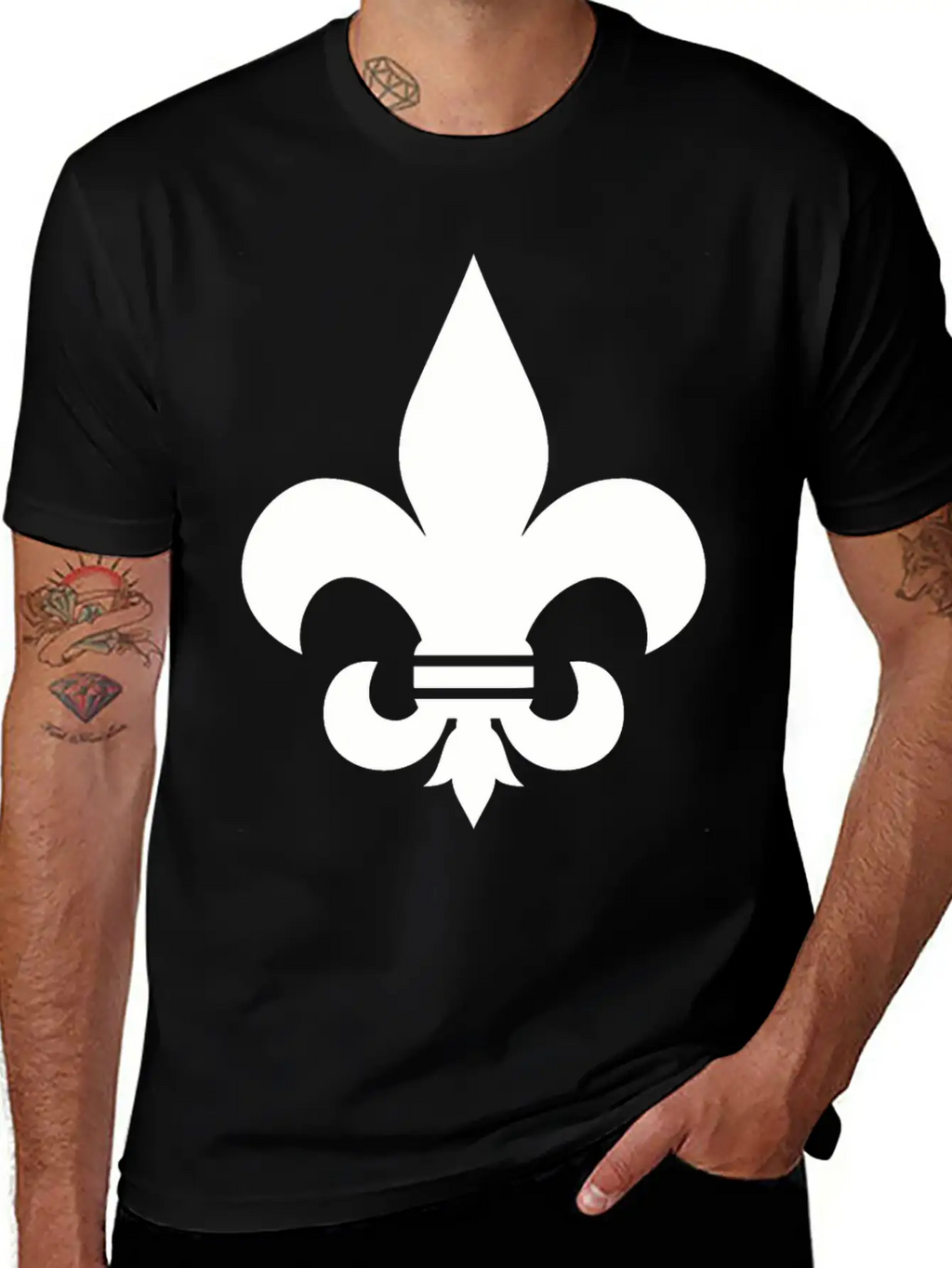 FLEUR DE LIS SHIRT Unisex Casual T-Shirt – Clean Design For Daily Comfort