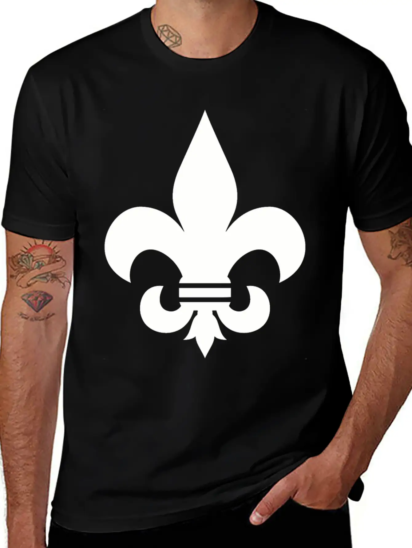 FLEUR DE LIS SHIRT Unisex Casual T-Shirt – Clean Design For Daily Comfort
