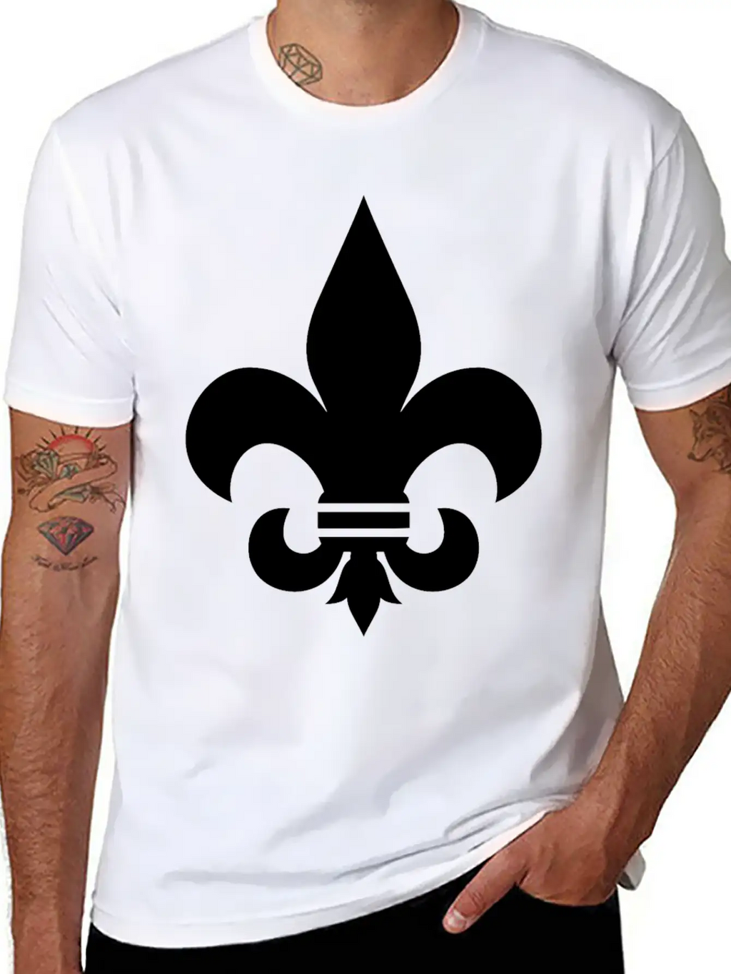 FLEUR DE LIS SHIRT Unisex Casual T-Shirt – Clean Design For Daily Comfort