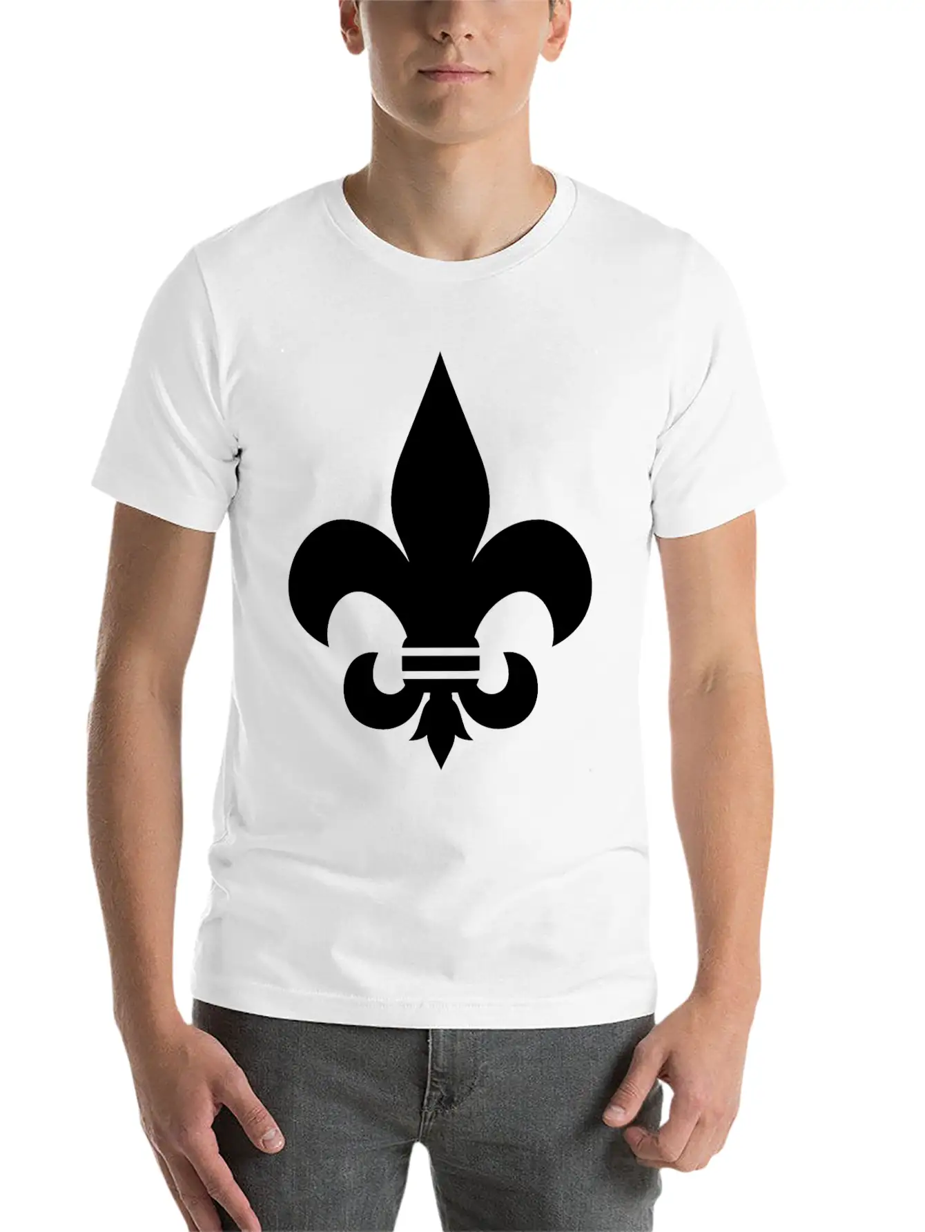 FLEUR DE LIS SHIRT Unisex Casual T-Shirt – Clean Design For Daily Comfort
