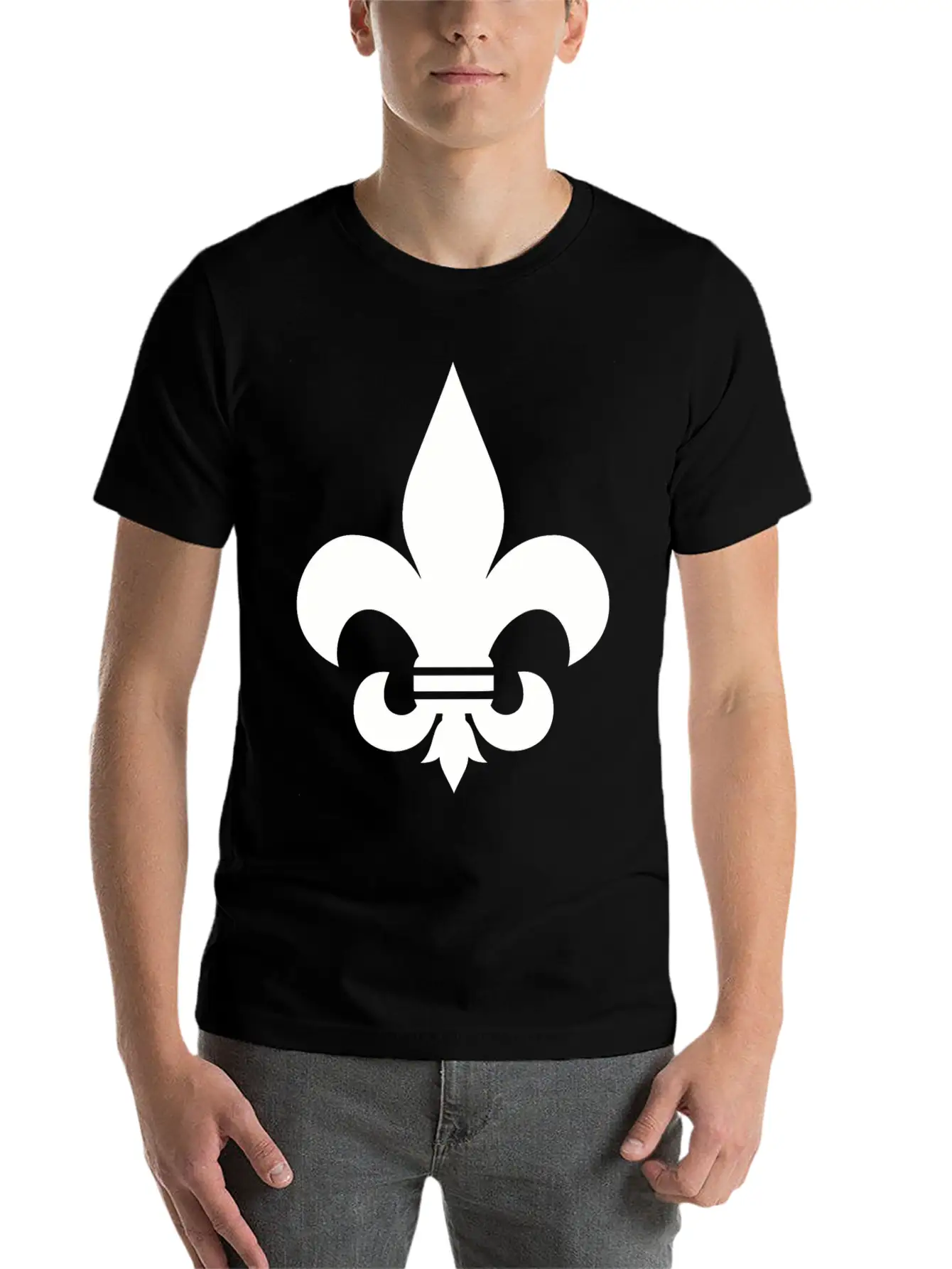 FLEUR DE LIS SHIRT Unisex Casual T-Shirt – Clean Design For Daily Comfort