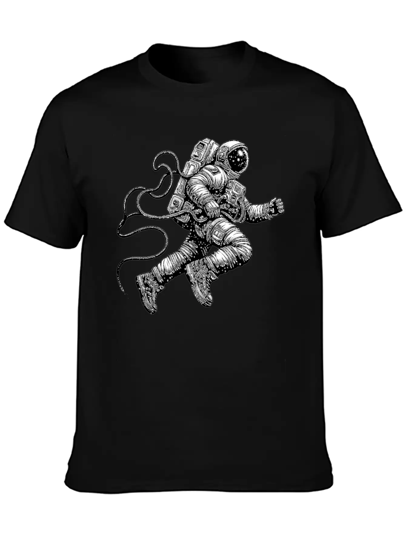 Floating Astronaut Unisex Casual T-Shirt – Clean Design For Daily Comfort