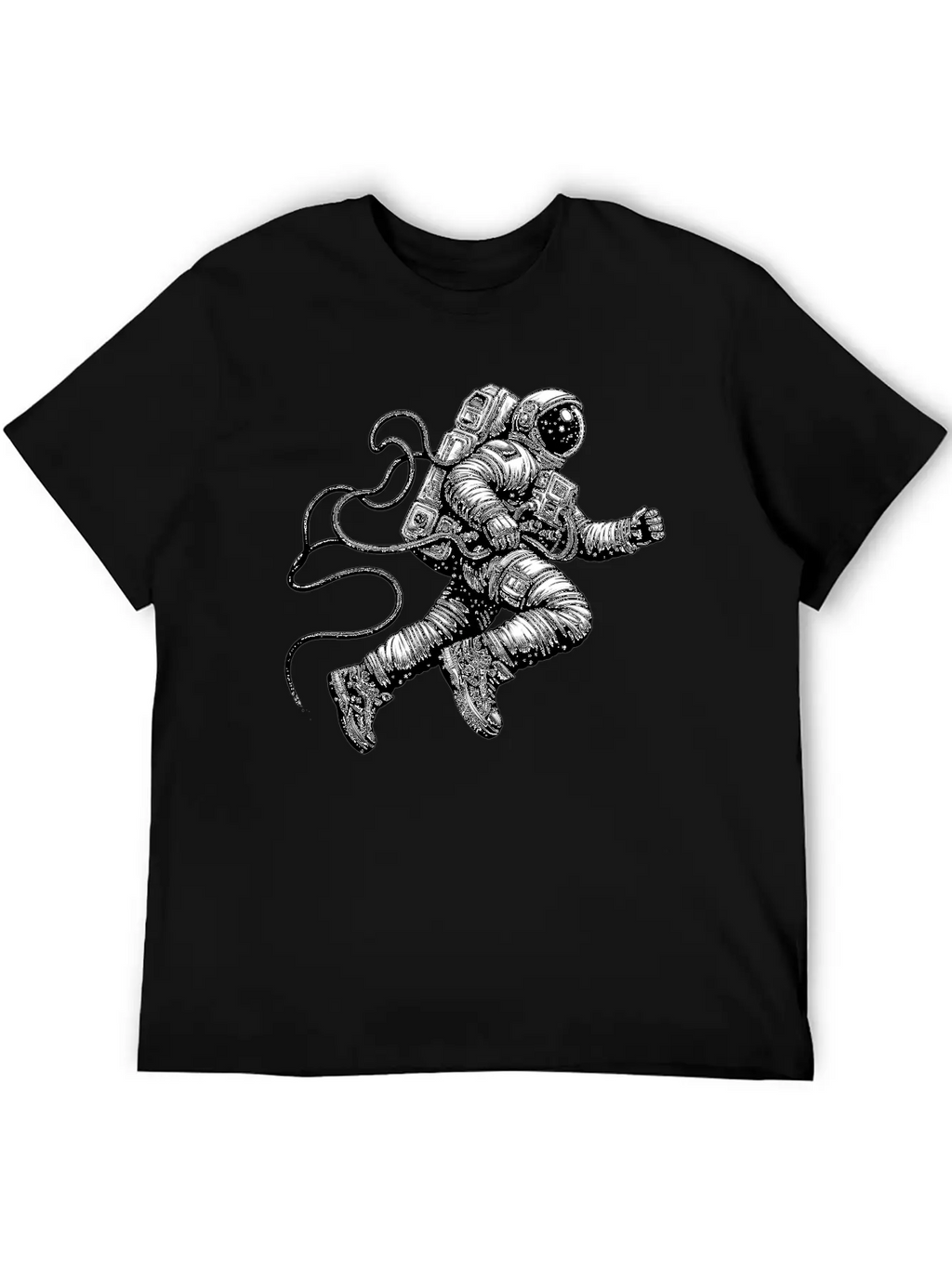 Floating Astronaut Unisex Casual T-Shirt – Clean Design For Daily Comfort