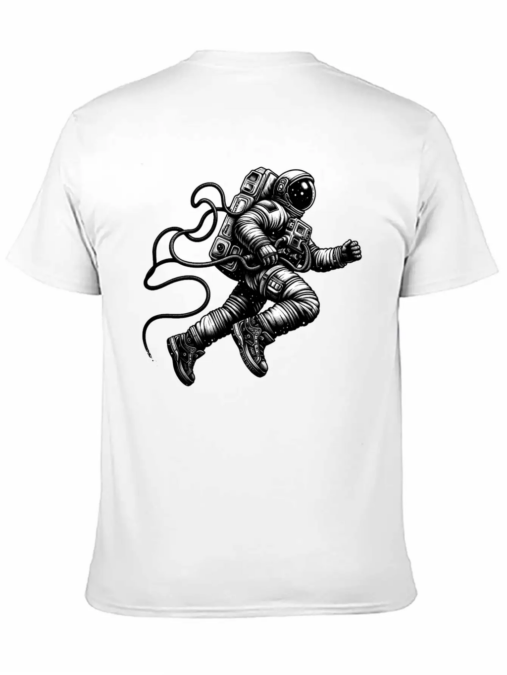 Floating Astronaut Unisex Casual T-Shirt – Clean Design For Daily Comfort