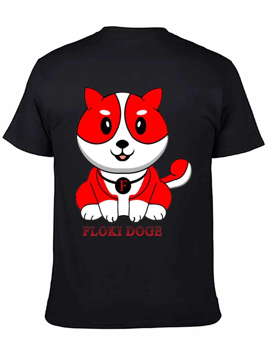 Floki Inu Doge Coin Crypto Currency Cute Character Unisex Short Sleeve Soft Cotton T-Shirt – Casual Everyday Wear