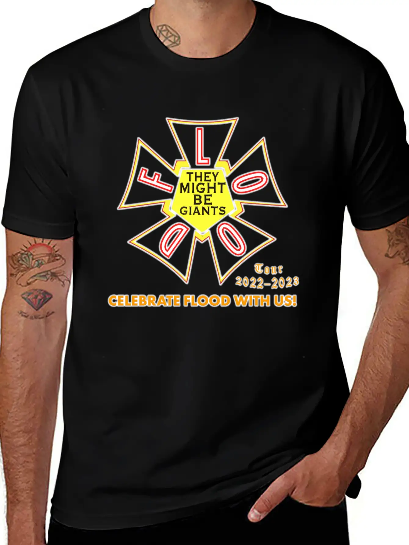 Flood Unisex Short Sleeve Soft Cotton T-Shirt – Casual Everyday Wear