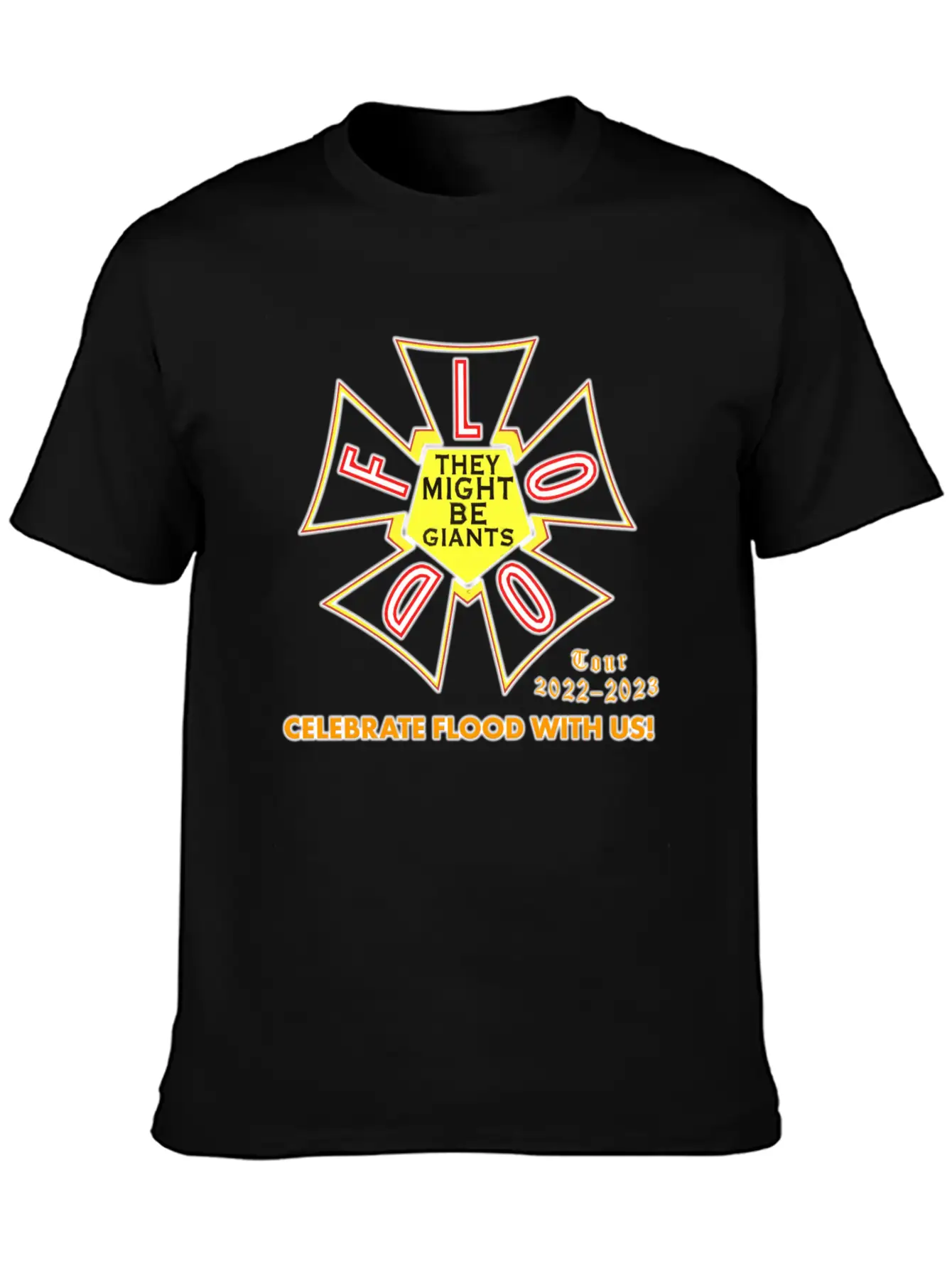 Flood Unisex Short Sleeve Soft Cotton T-Shirt – Casual Everyday Wear