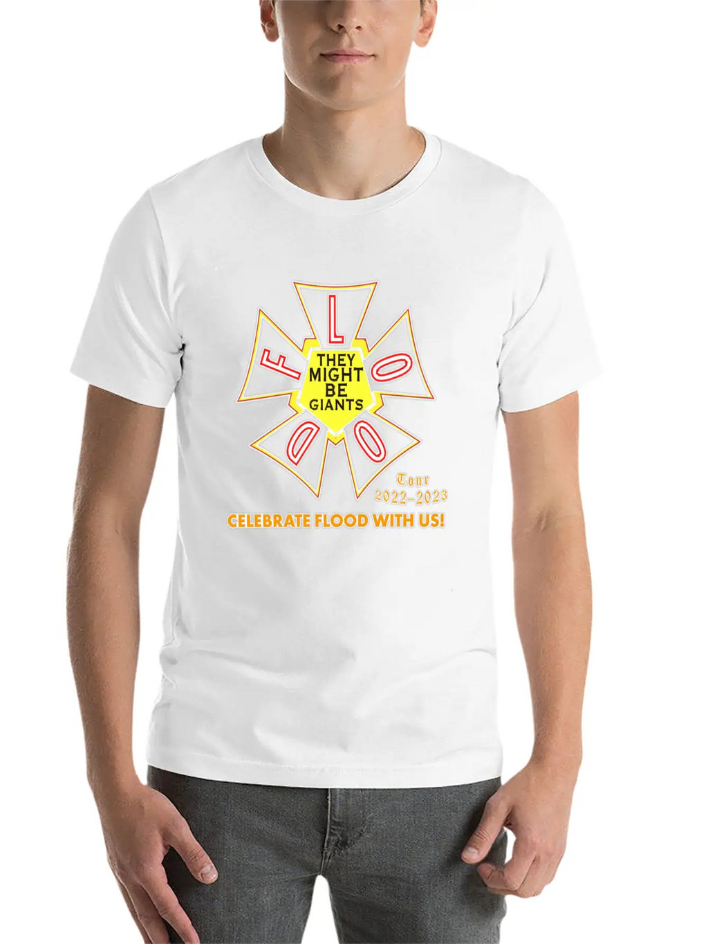 Flood Unisex Short Sleeve Soft Cotton T-Shirt – Casual Everyday Wear