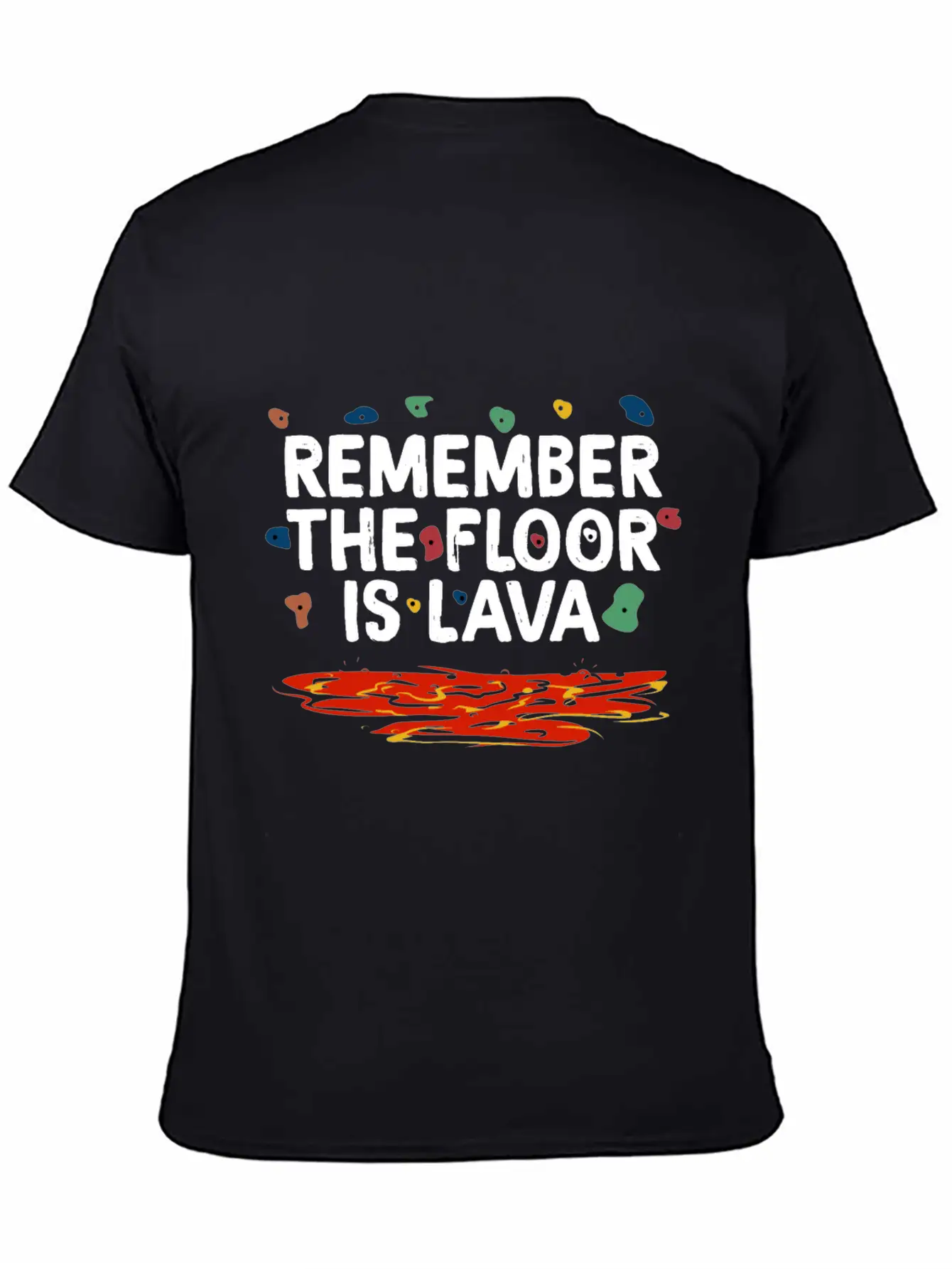 Floor Is Lava Bouldering Unisex Casual T-Shirt – Clean Design For Daily Comfort