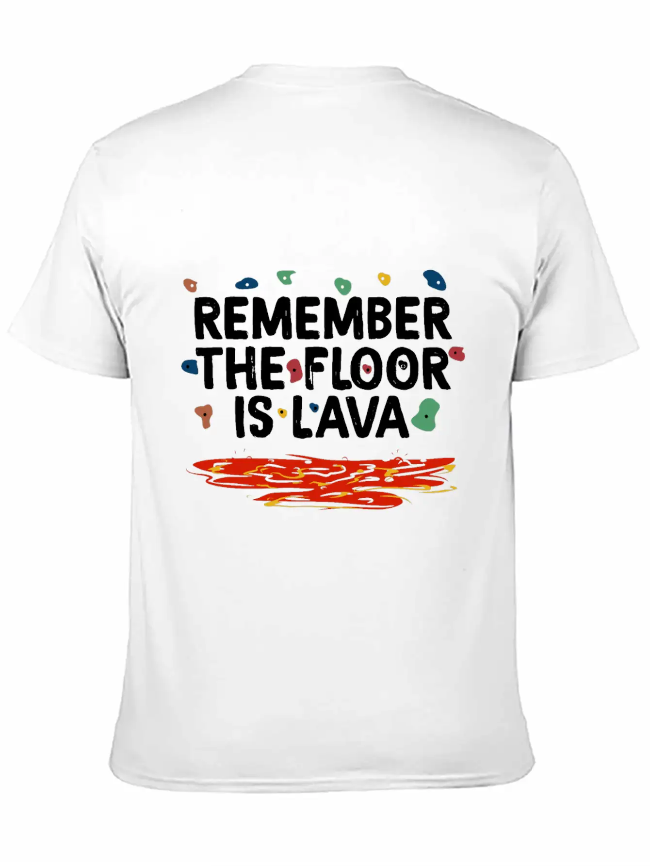 Floor Is Lava Bouldering Unisex Casual T-Shirt – Clean Design For Daily Comfort
